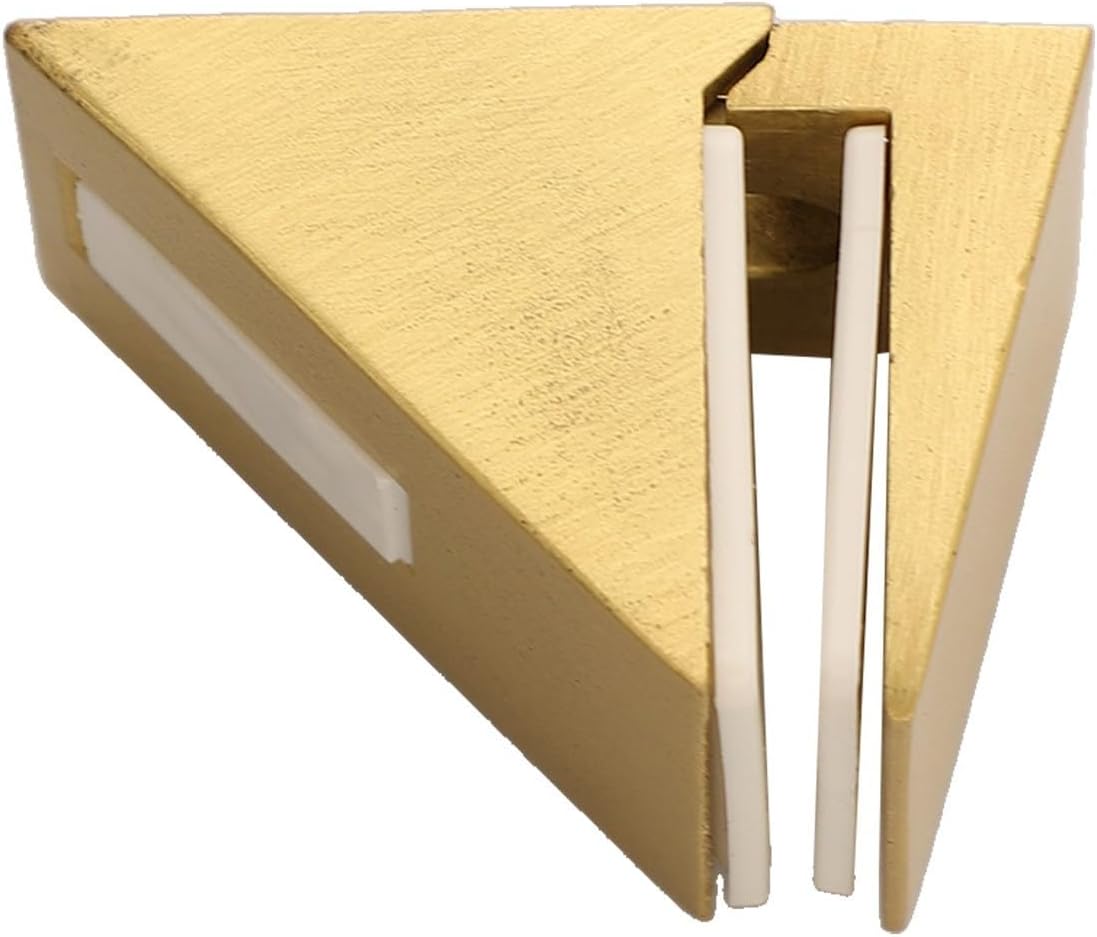 Sleek Design Zinc Alloy Adjustable Clamp for Shelving Enhances Aesthetic While Providing Strong Support (Gold)