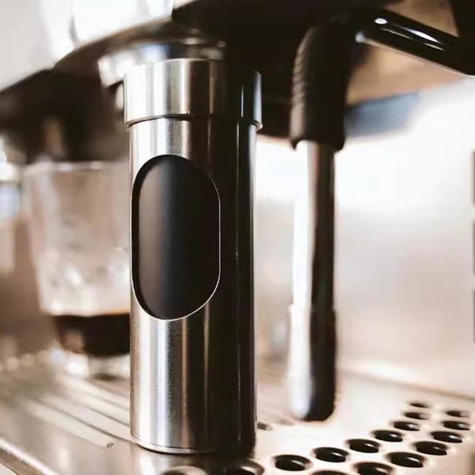 Pulitore A Vapore per Macchine da caffè Espresso, Spazzola per La Pulizia della Macchina da caffè, Manuale Antiscottatura, per Mantenere Il Bancone del Bar Pulito E in Ordine