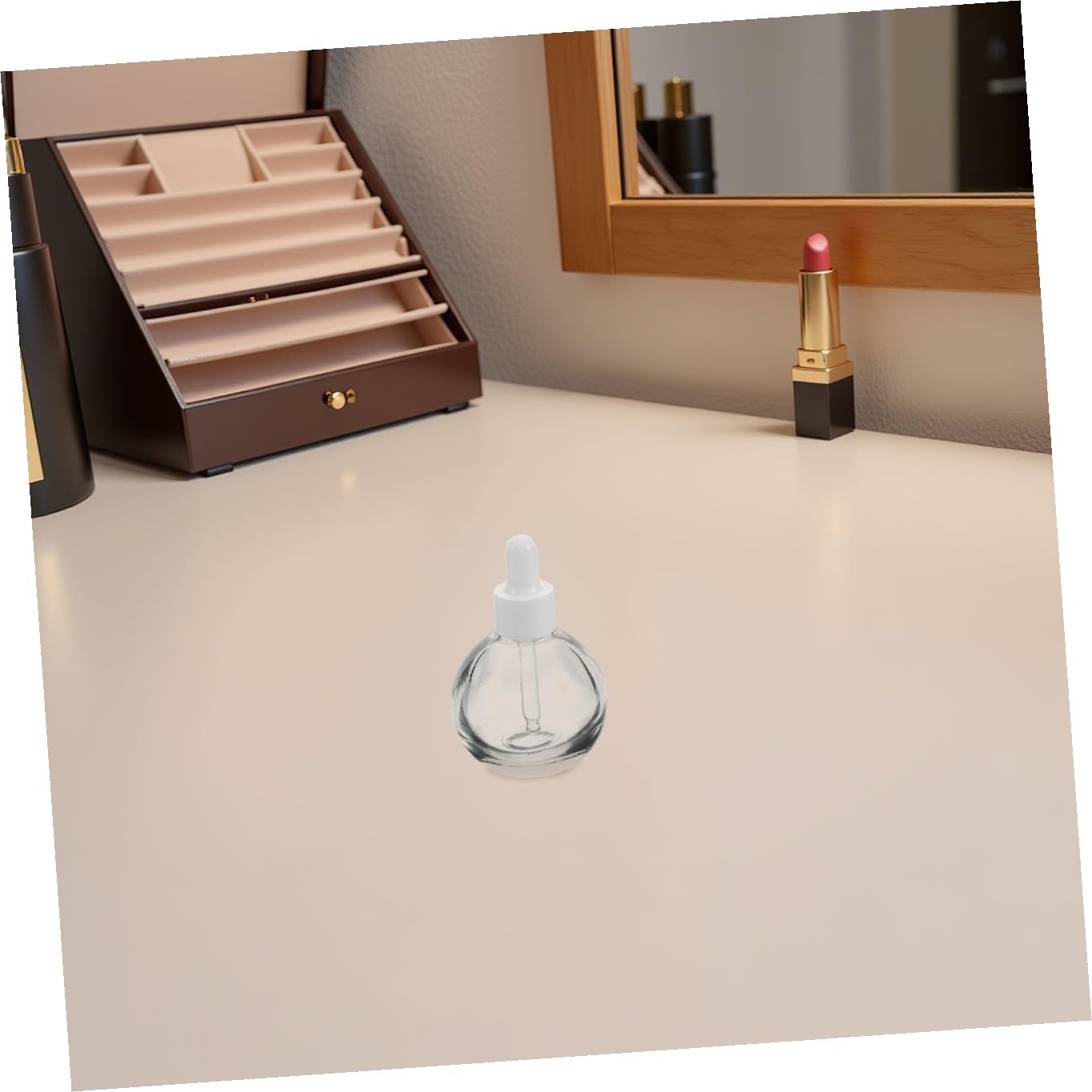 PRETYZOOM 12 Flaconi Contagocce in Vetro da 30 Ml, Bottiglie Vuote per Oli Essenziali con Guarnizione Bianca, Flaconi da Viaggio di Perdite per Cosmetici e Sieri