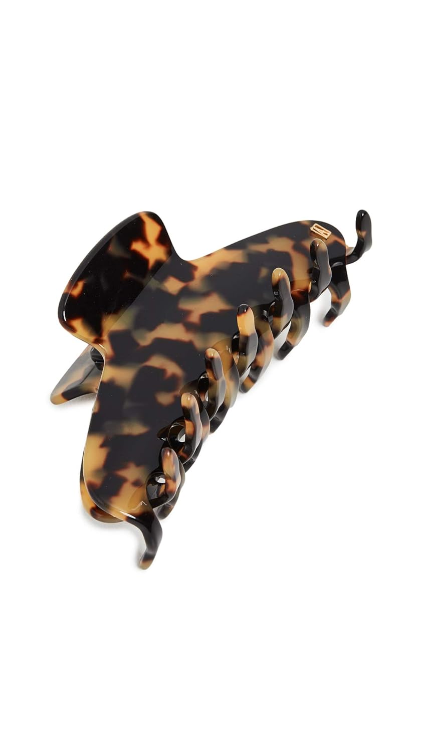 Alexandre de Paris Women's Large Jaw Clip, Tokyo Tortoise, Brown, Print, One Size