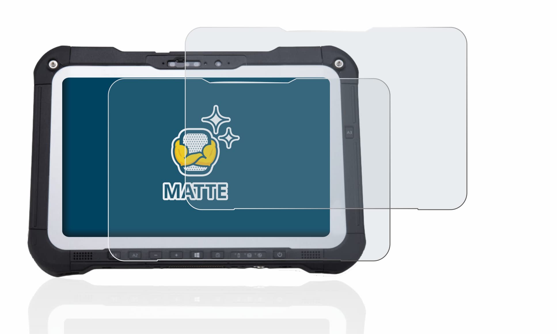 Brotect Protection Ecran Anti-Reflet pour Panasonic Toughbook FZ-G2 / Toughbook G2 (2 Pièces) - Film Mat