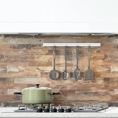 Wood Panel Interior Film Vinyl Self Adhesive Peel-Stick Wallpaper (Hbs466) #TOP2