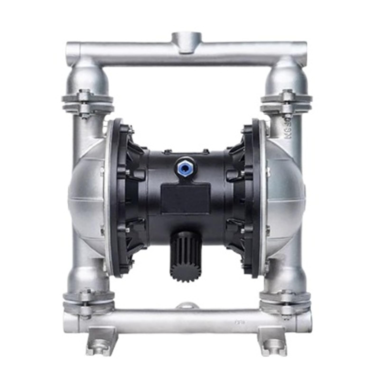 Pneumatic Diaphragm Pump QBY25 Stainless Steel 304 + F46 Diaphragm 0–10m³/h DN25 Internal Thread