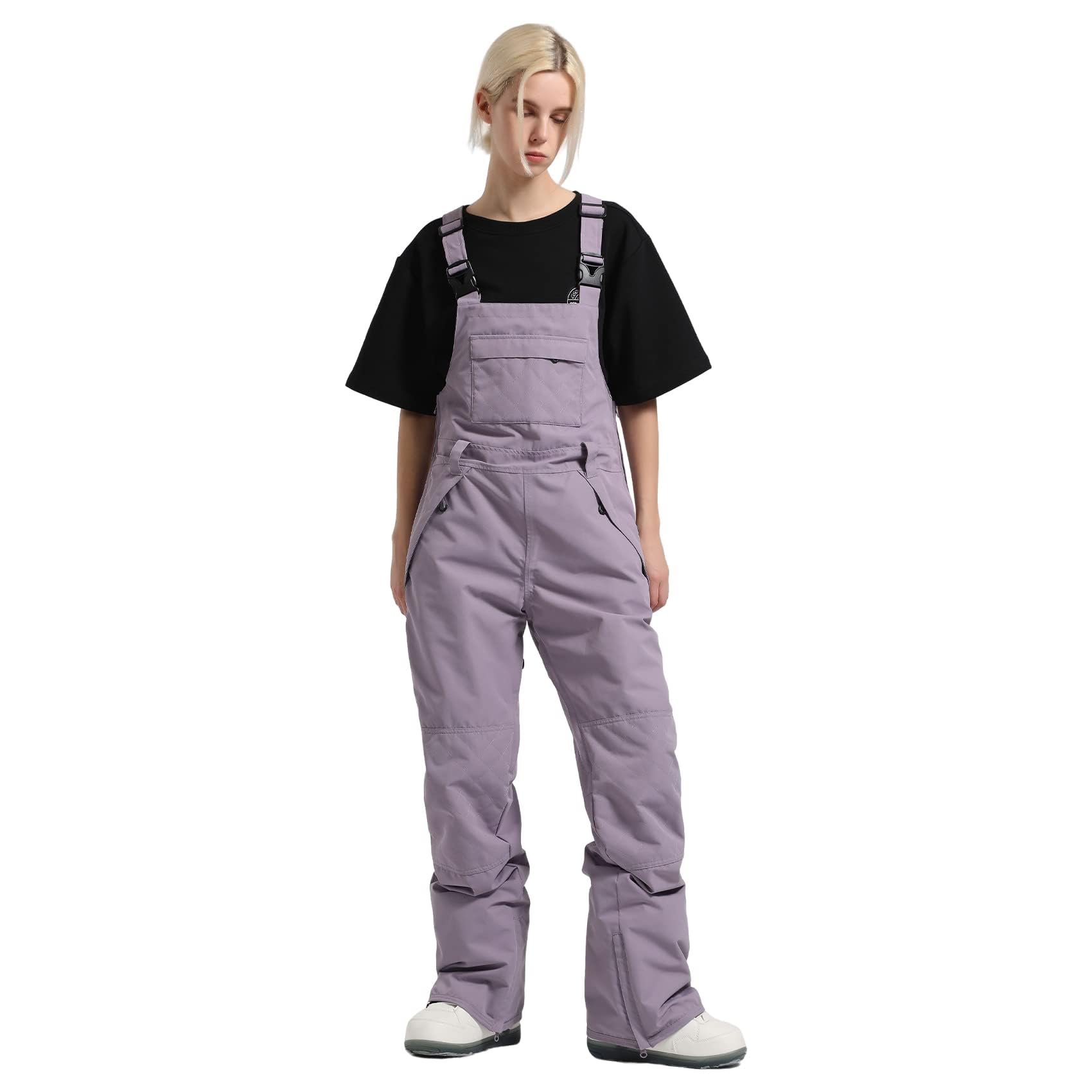 Womens Ski Bib Pants Ripstop Waterproof