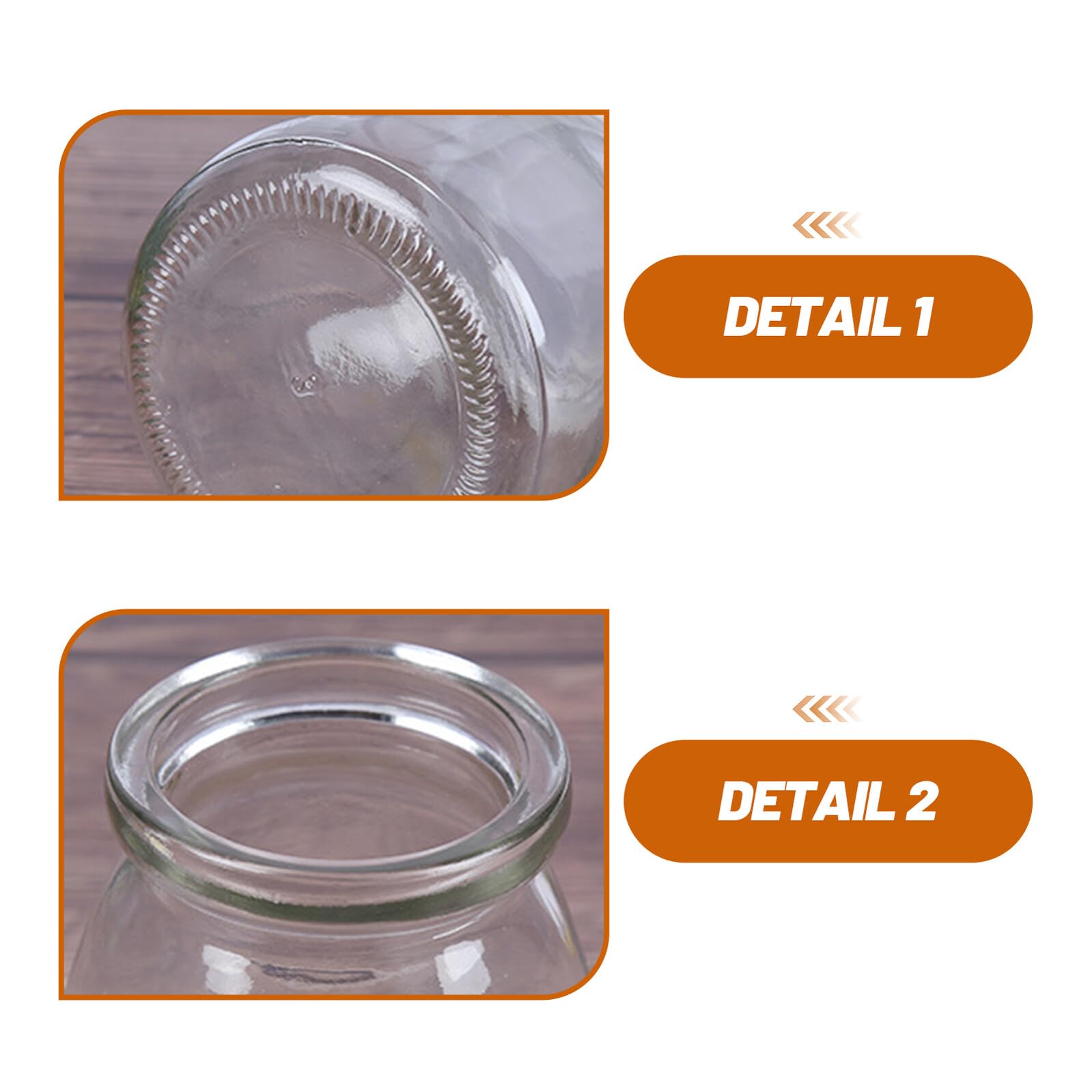 20 Stück Teiliges Glas Joghurtbehälter mit Deckel Mini Puddingflaschen Luftdicht Verschließbar Hitzebeständig Wiederverwendbar Spülmaschinenfest für Desserts Marmelade Babybrei