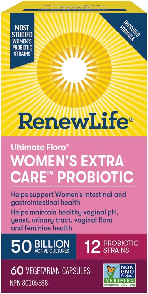 Renew Life Ultimate Flora Women's Extra Care 50B 60caps