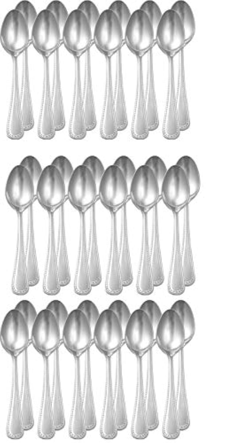 Cuillères de table en inox pour remplacer vos couverts ternis par un lot perlé durable