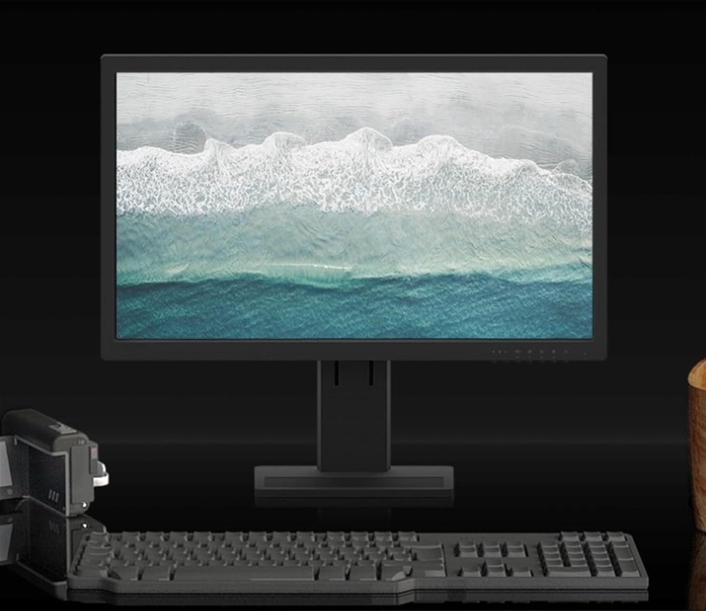 Amazon.co.jp: E22-20 ブラック 22インチワイド LED液晶モニター 薄型