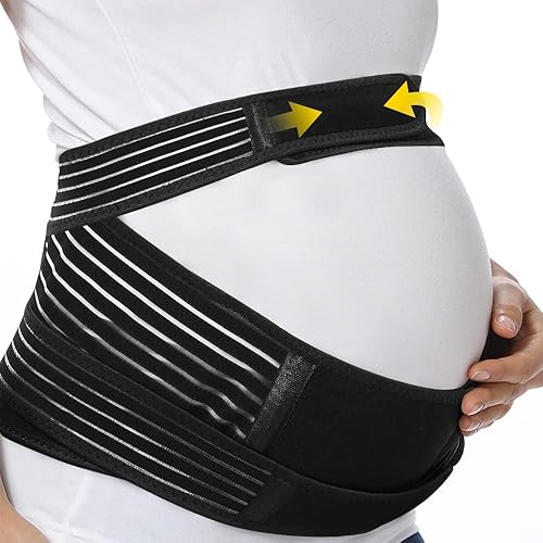 Cinturón de embarazo INFILAR 3 en 1 para embarazo, correa de maternidad, correa de soporte para embarazo, cintura y espalda, abdomen para mujeres