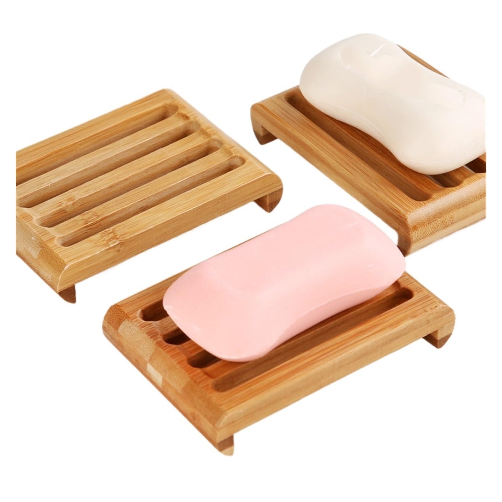 20 Piezas jabonera de bambú for Fregadero o Ducha