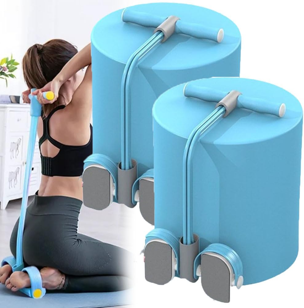 Multifunctional Pedal Puller Resistance Rope,Resistance Pedal Rope Puller,Foot Pedal Resistance Band,Fitness Pedal Ankle Puller for Women Men