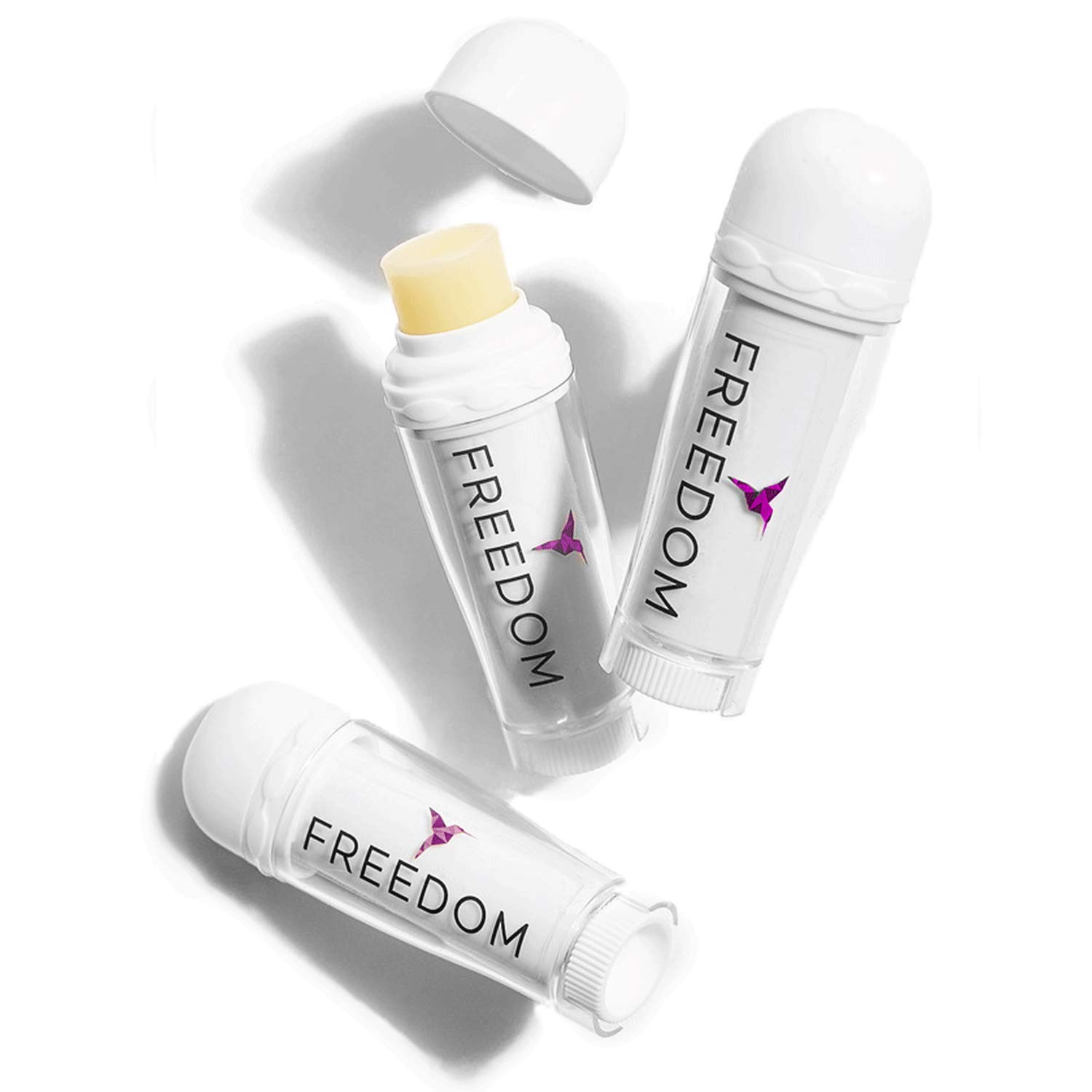 Freedom Natural Certified Organic Lip Balm (3 Pack)(Lavender Citrus Lip Love)