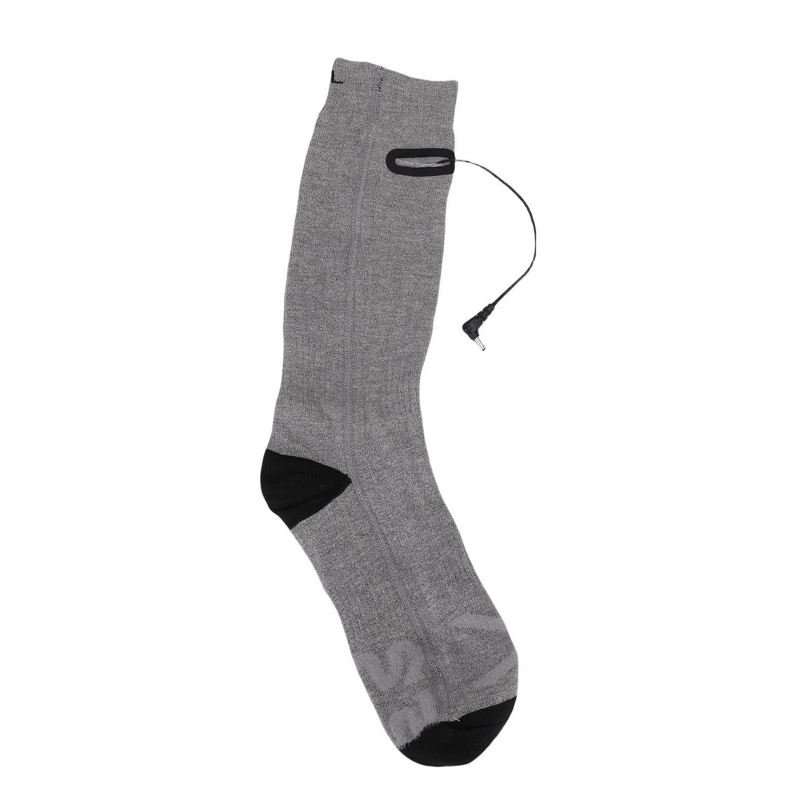 Calcetines Térmicos, Calentadores de Pies Eléctricos Lavables Recargables, Calcetines Térmicos de Invierno con 3 Niveles de Temperatura y 2 Baterías de 4000 MAh, Ideales para Acampar, Pescar,