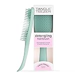 Tangle Teezer Ultimate Detangler Brush, Dry & Wet Hair Brush, Reduces Breakage for Color-Treated, Fine, & Fragile Hair Types, Marine Teal