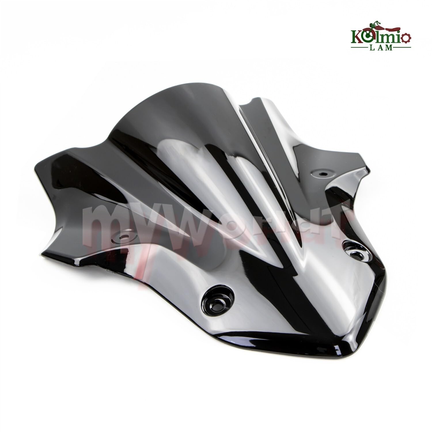 Pare-Brise Noir ABS pour Kawasaki Z900 2017-2019 - Protection Aérodynamique