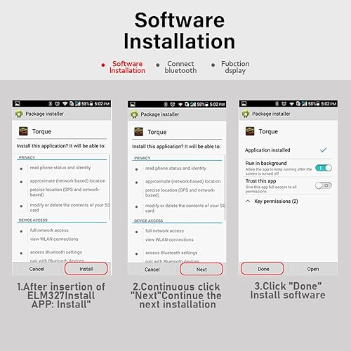 Miniatura 3 de Mini escáner Bluetooth OBD2, herramienta de escaneo de diagnóstico de coche para sistema Android Symbian Windows, adaptador de escáner de cableado