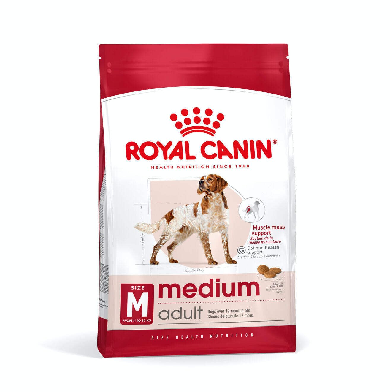 Royal Canin Dog SHN Medium Adult - Aliment complet pour chiens - Pour chiens adultes de taille moyenne (entre 11 et 25 kg) (15 kg)