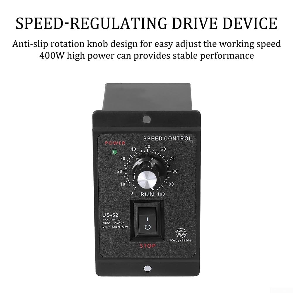 Regolatore di velocità 220 V, movimento in avanti/retromarcia regolabile, per regolatore di velocità del motore, potenza di picco 200 W
