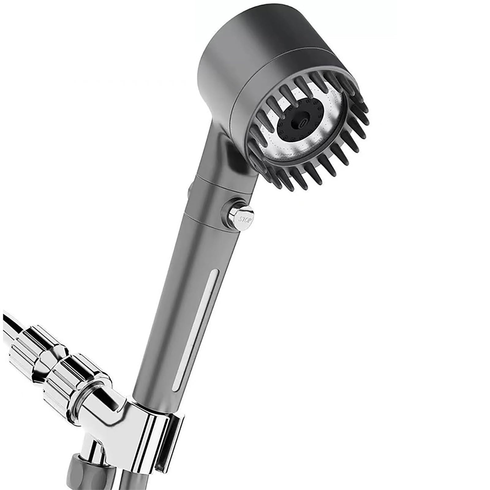 3 Modalità Regolabili Soffione Doccia Alta Pressione con Filtro Anticalcare, Doccino per Doccia con Tasto STOP,Testa Doccia Universale,Risparmio Idrico, Massaggiante, Telefono Doccia per Bagno25x6cm