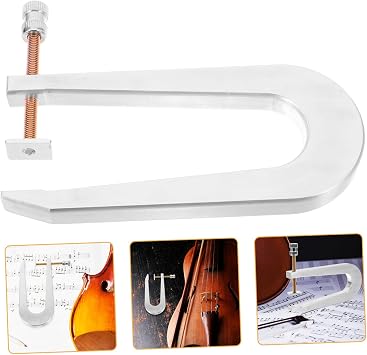 SHOWERORO Violin Beam Clamp Cello Sticky Beam Making Tool Small Medium Large Instruments Versatile Guitar Code Clamp for Soundpost Repair Bridge Support