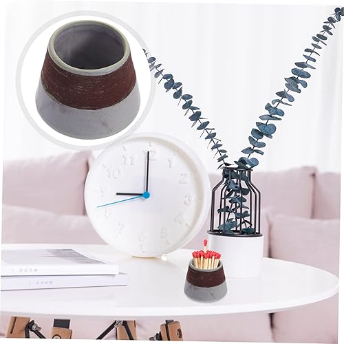 Miniatura 7 de RORPOIR Tarro de almacenamiento de sala de estar ES Stick Stick Cerámica Match Jar