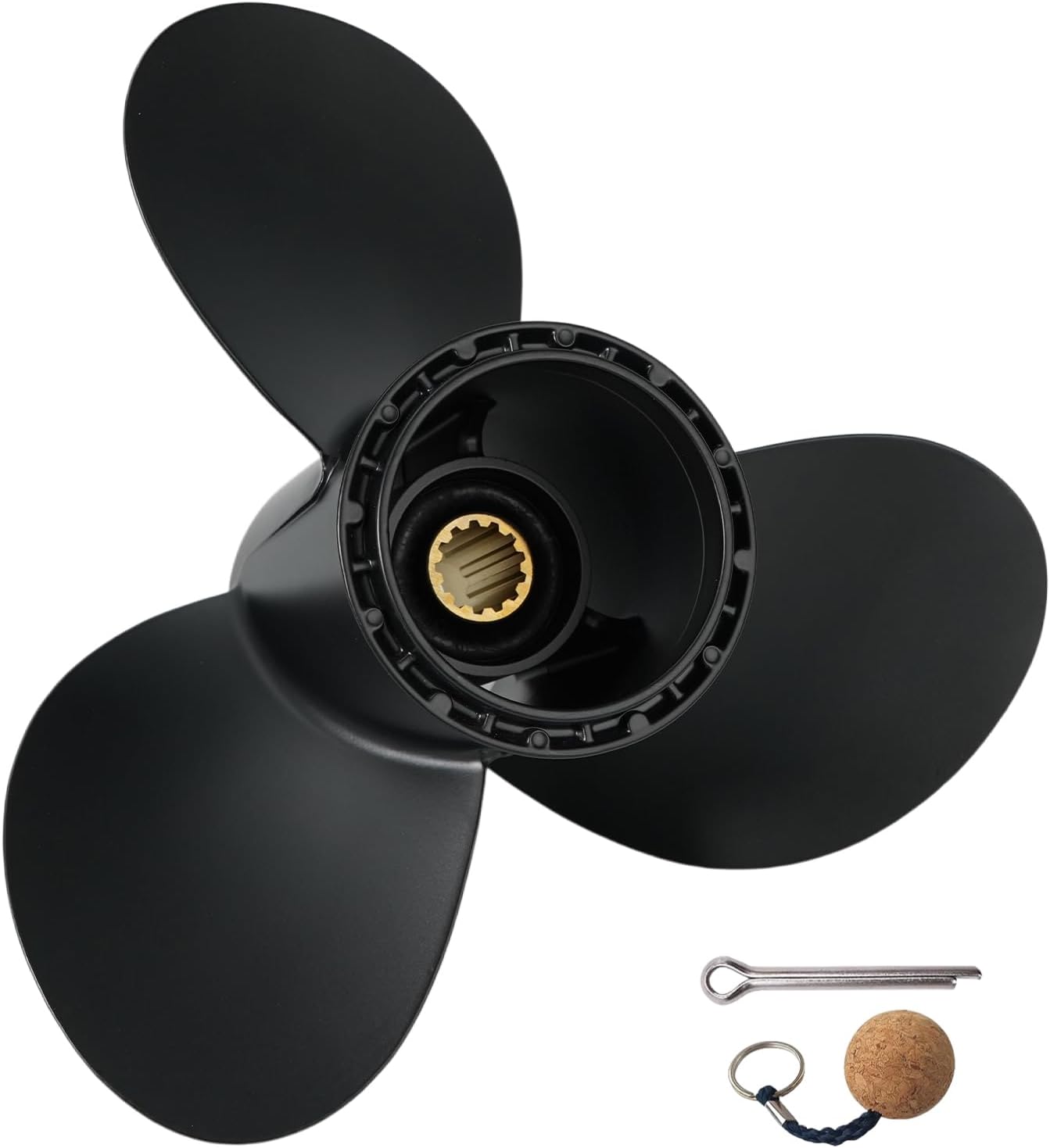 Outboard Propeller for Suzuki 35 40 50 55 60 65 HP Boat Engines, 13 Spline Right Hand, Aluminum Prop, 11 1/2 x 11, 11 5/8 x 12, 11 3/8 x 14, 11 x 15