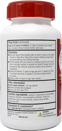 Miniatura 2 de Fibercon Fibra Terapia para Regularidad con Policarbophil de Calcio, Paquete de 2