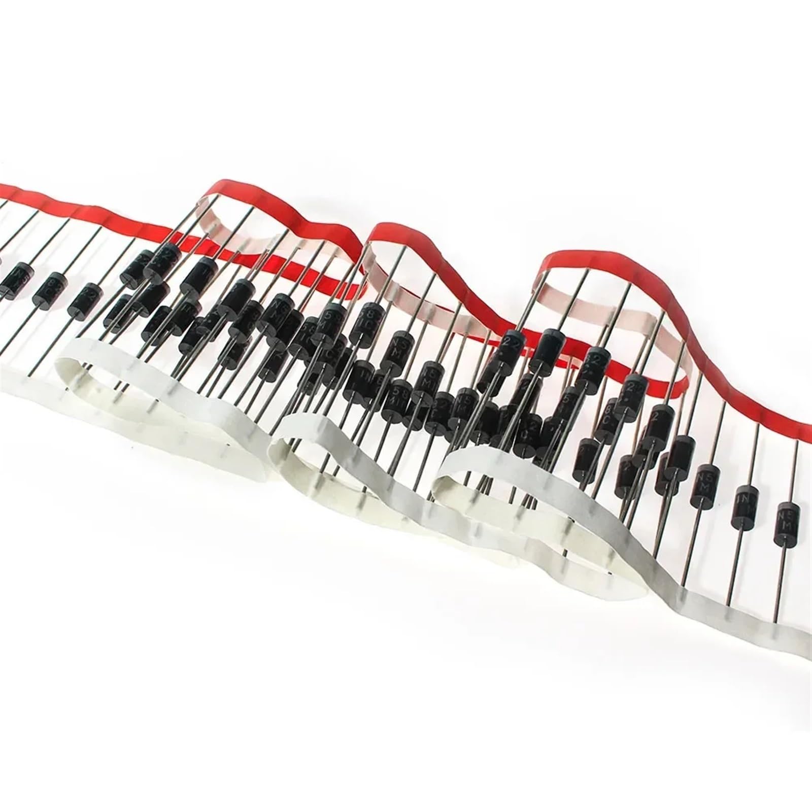 Lot de 50 diodes redressement Schottky 1N5404, 1N5406, 1N5822, 1N5824 DO-27 30 V-1 KV 3 A-5 A(1N5824)