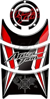 Liusu Capa protetora de tanque adesivo tampa de combustível 3D para motocicleta apto para CRF1000L África Twin 2016-2019