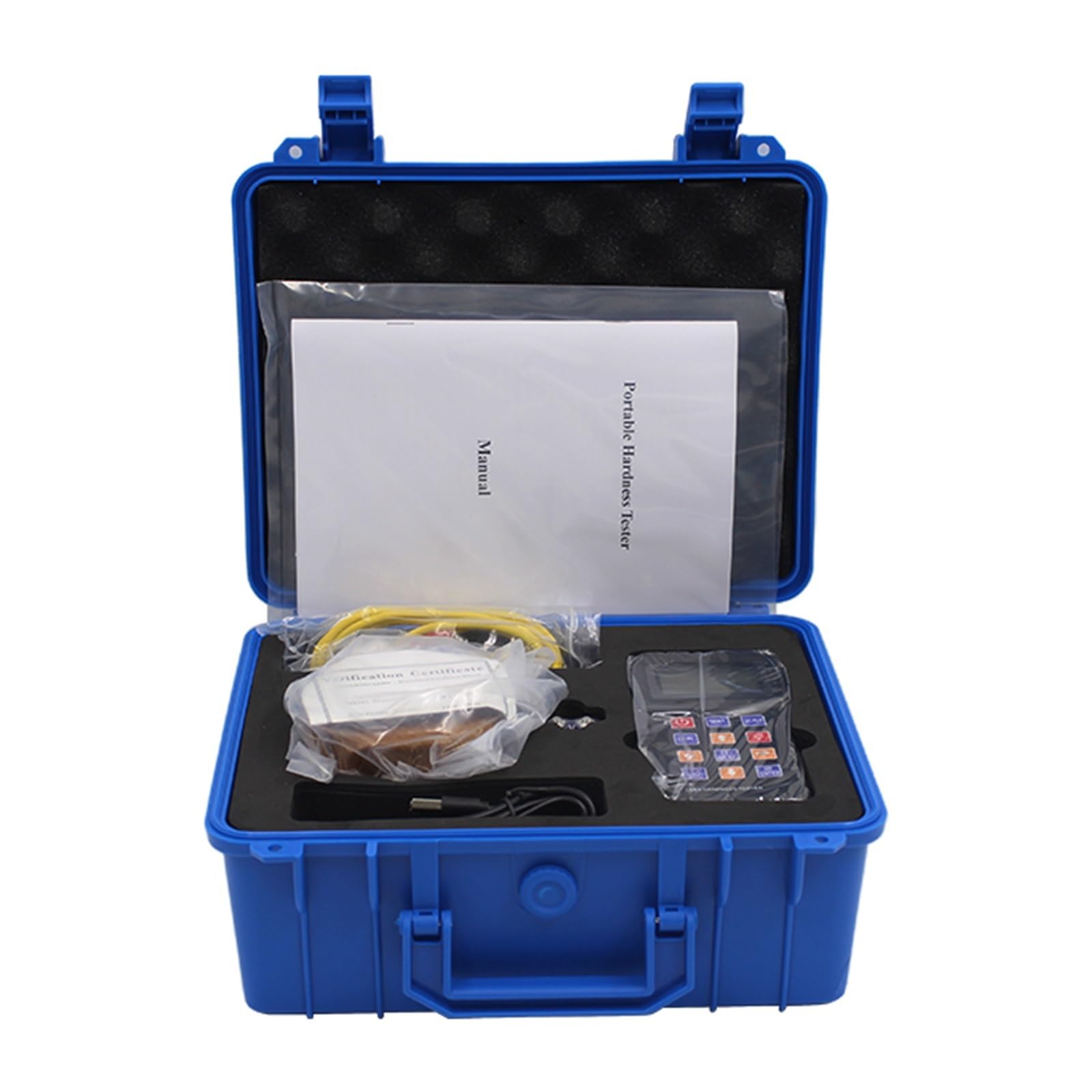 H180 Tragbarer digitaler Härteprüfer mit LCD-Display Härtemessgerät for Metall HL, HV, HRA, HRB, HRC, HS Lesbare Messungen