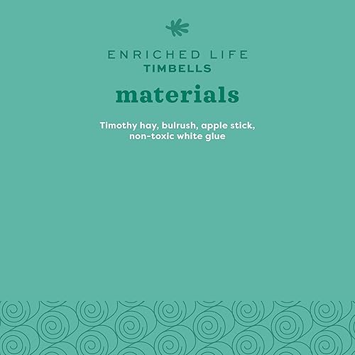 Miniatura 7 de Oxbow Enriched Life Timbells, juguetes para conejos, juguetes para conejillos de indias, enriquecimiento para conejito, conejillo de indias,