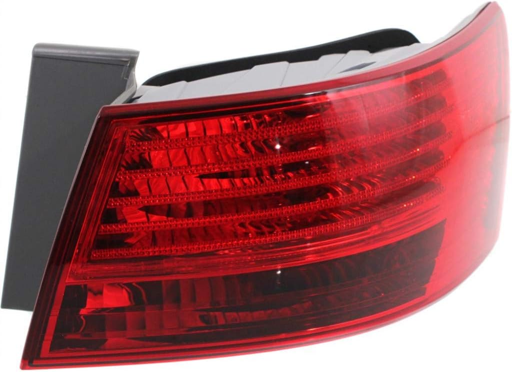 CarLights360 For Hyundai Sonata 2008 2009 2010 Tail Light Assembly on Body Driver Side | HY2804115 | 92401-0A500