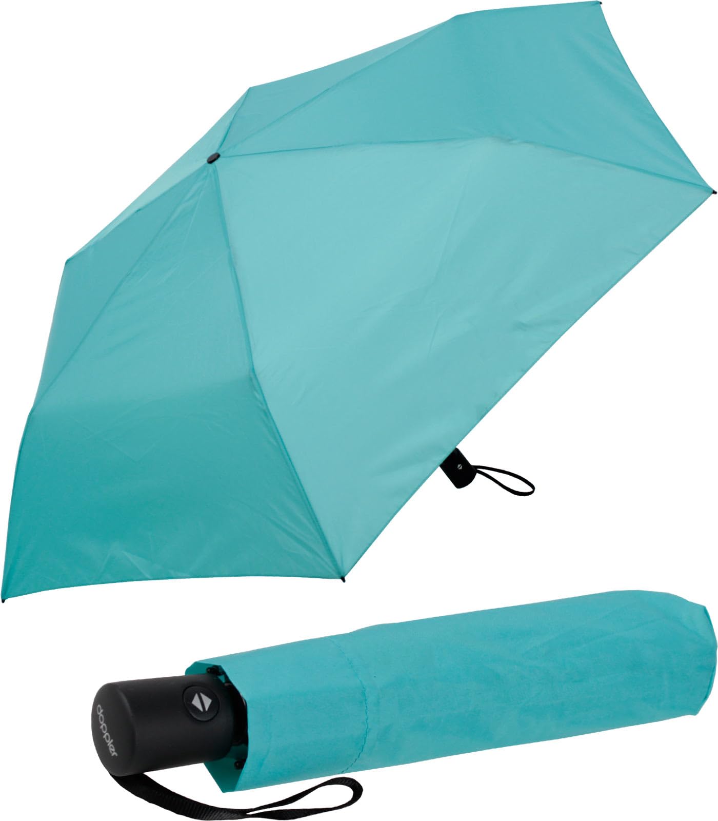 Doppler Zero Magic Sun Uni Aqua Blue paraguas plegable mujer hombre contra sol 6