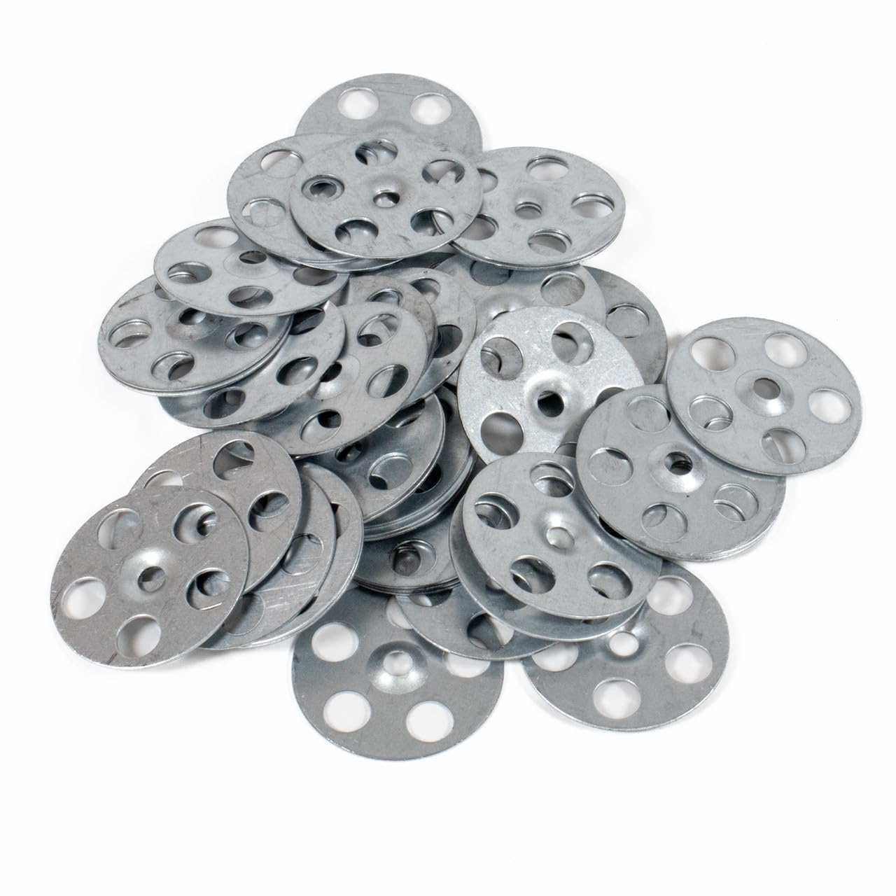 36mm Tile Backer Board & Insulation Fixing Washer Discs – Heavy-Duty Galvanized Steel Fasteners for Wall & Floor Applications – Available in Multiple Pack Sizes (50) — image 1