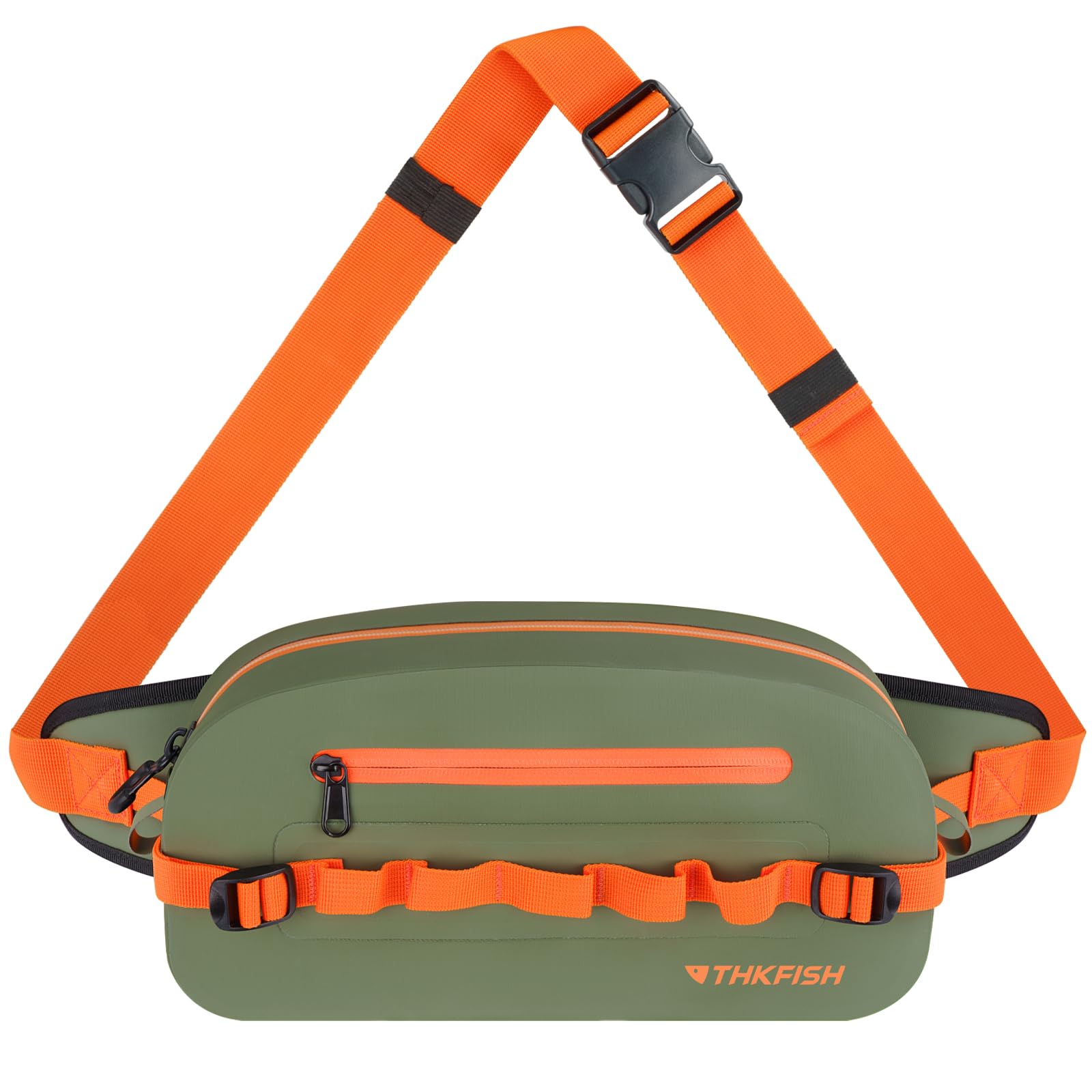 Sac De Pêche Étanche THKFISH IPX8 - Banane Ou Sac De Poitrine, 2.3L - Pour Pêche, Kayak, Outdoor