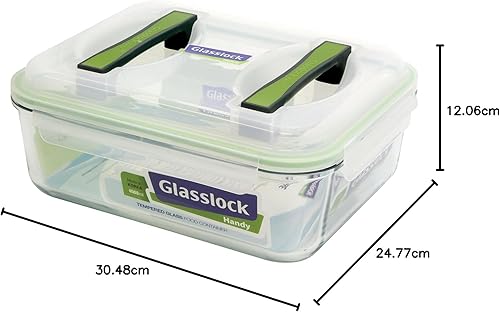 Vista 9 de Glasslock rectángulo Handy contenedor, N/A