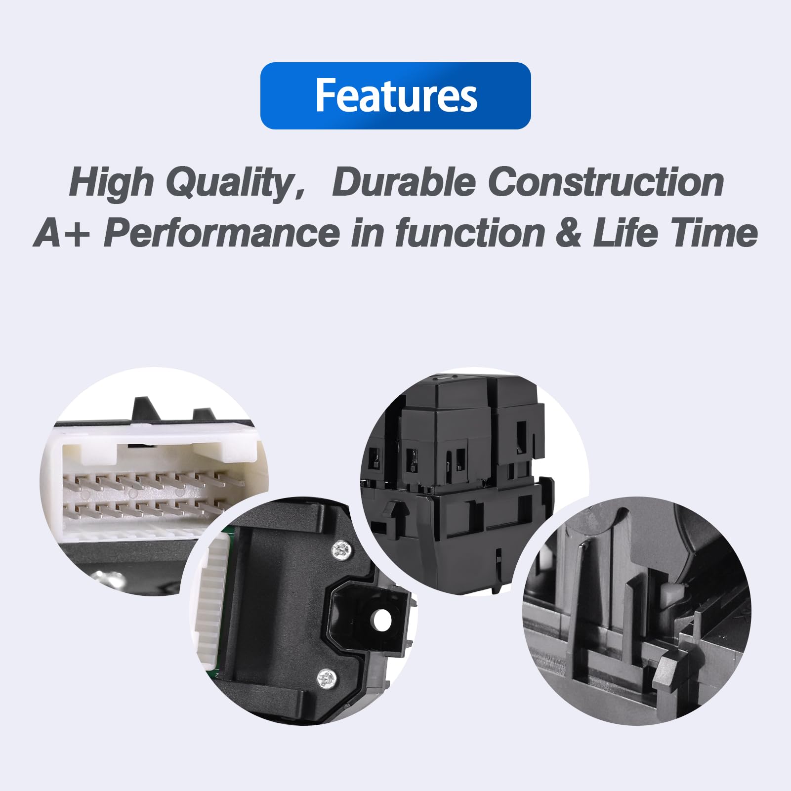 Front Left Power Window Master Switch Fits for 2015-2020 Toyota Sienna Replace# 84040-08010