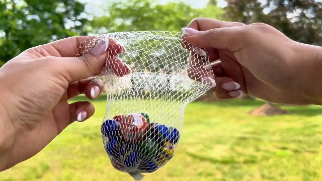 Amazon.com: House of Marbles Tropicana Net Bag of Marbles - 21