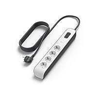 Belkin Ciabatta multipresa con 4 prese, protezione dalle sovratensioni con 4 prese CA protette