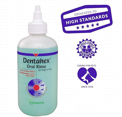 Miniatura 6 de Vetoquinol Dentahex Pet Oral Hygiene Rinse, 8oz