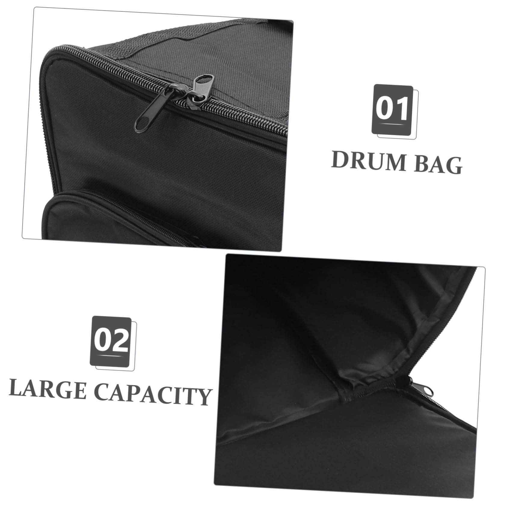 BESPORTBLE Mochila Para Caja Negra Bolsa De Transporte Para Instrumentos De Percusión Accesorio Musical Para Instrumentos y Escenario De Conciertos