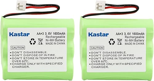 Kastar Paquete de 2 baterías de repuesto para V-TECH 80-5071-00-00, 2689, 9109, VT80-5071Y-080 ia5823, ia5845, ia5864, ia5874, ia5876, ia5877, disponible en Yaxa Costa Rica