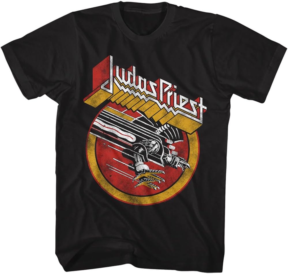 Judas Priest Screaming for Vengeance Mens Short Sleeve T Shirt Heavy Metal Vintage Style Graphic Tees