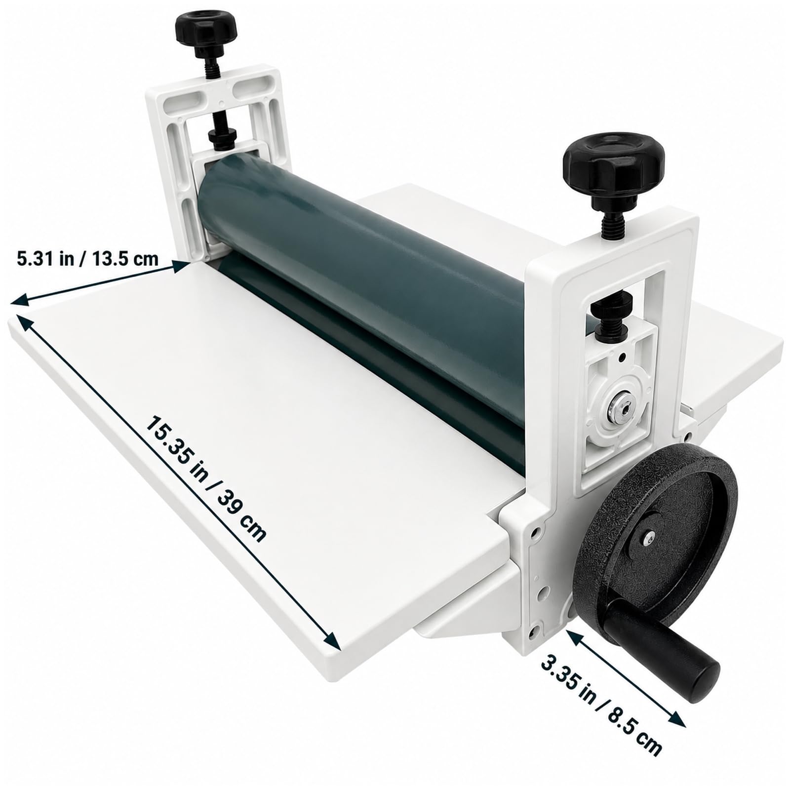 Plastificatrice a Freddo, Laminatore Manuale 350 mm con Telaio Pieghevole
