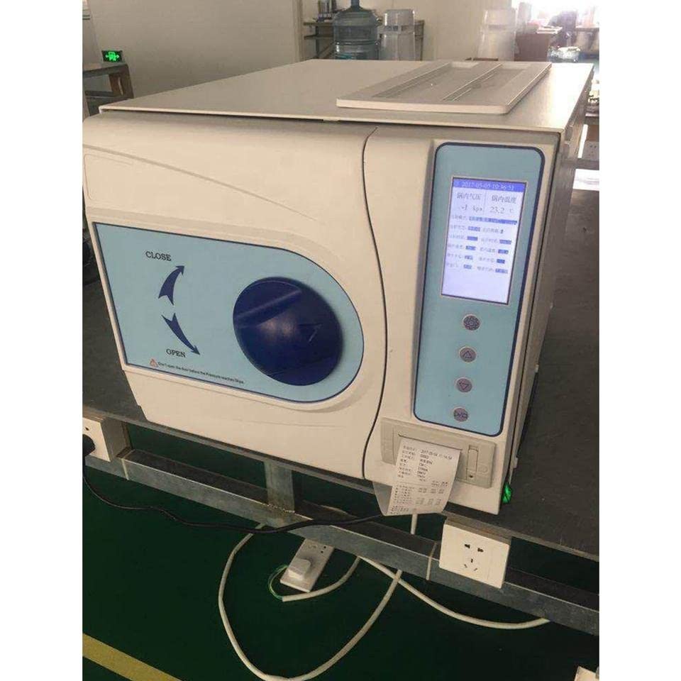 23L Table Top Autoclave Class B Sterilizer with Inner Printer Lab Equipment Sterilization Device