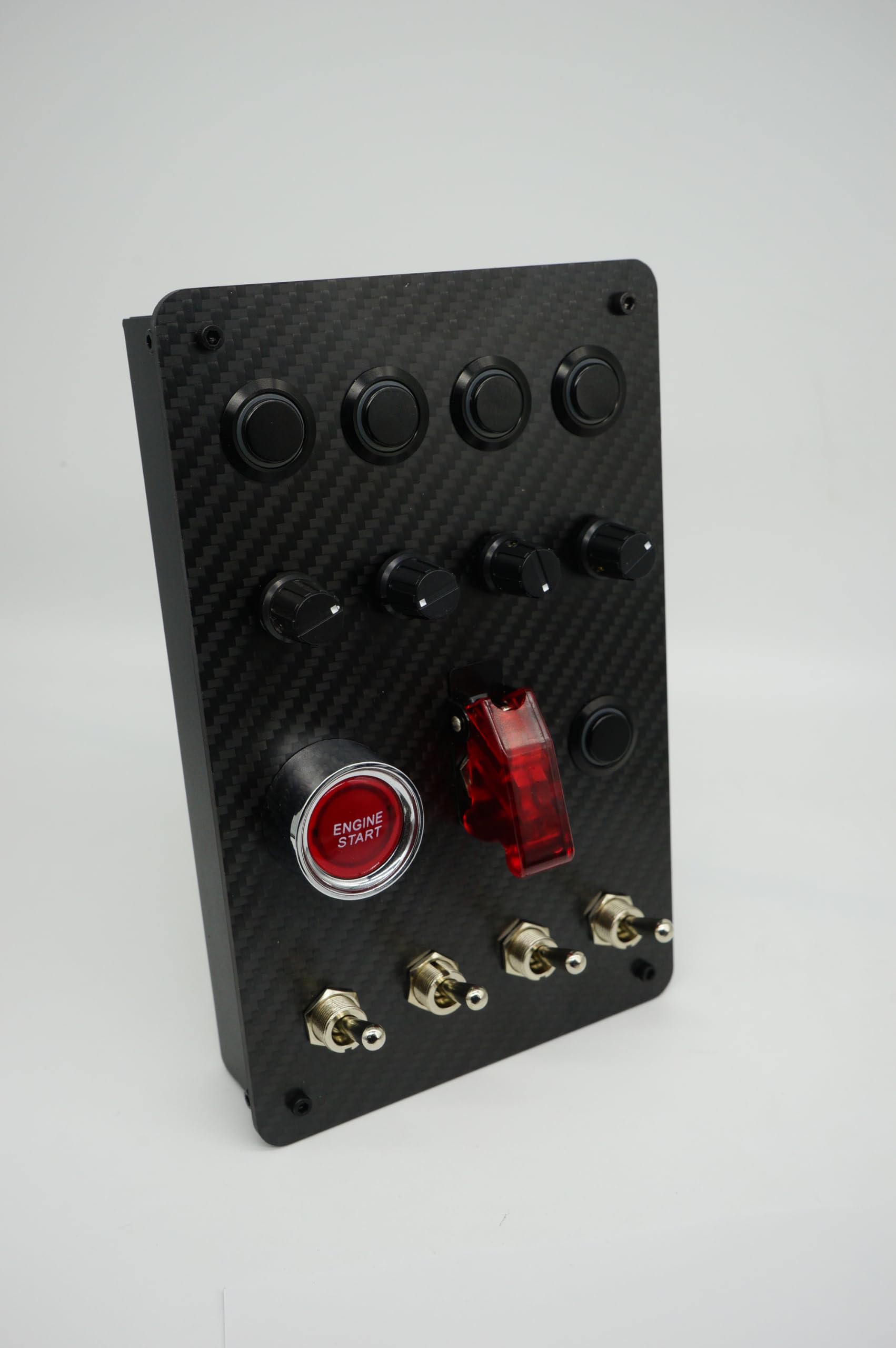 PCシムレース用ボタンボックス（カーボン、突起） PCシムレース用ボタンボックス（カーボン） PCシムレース用ボタン