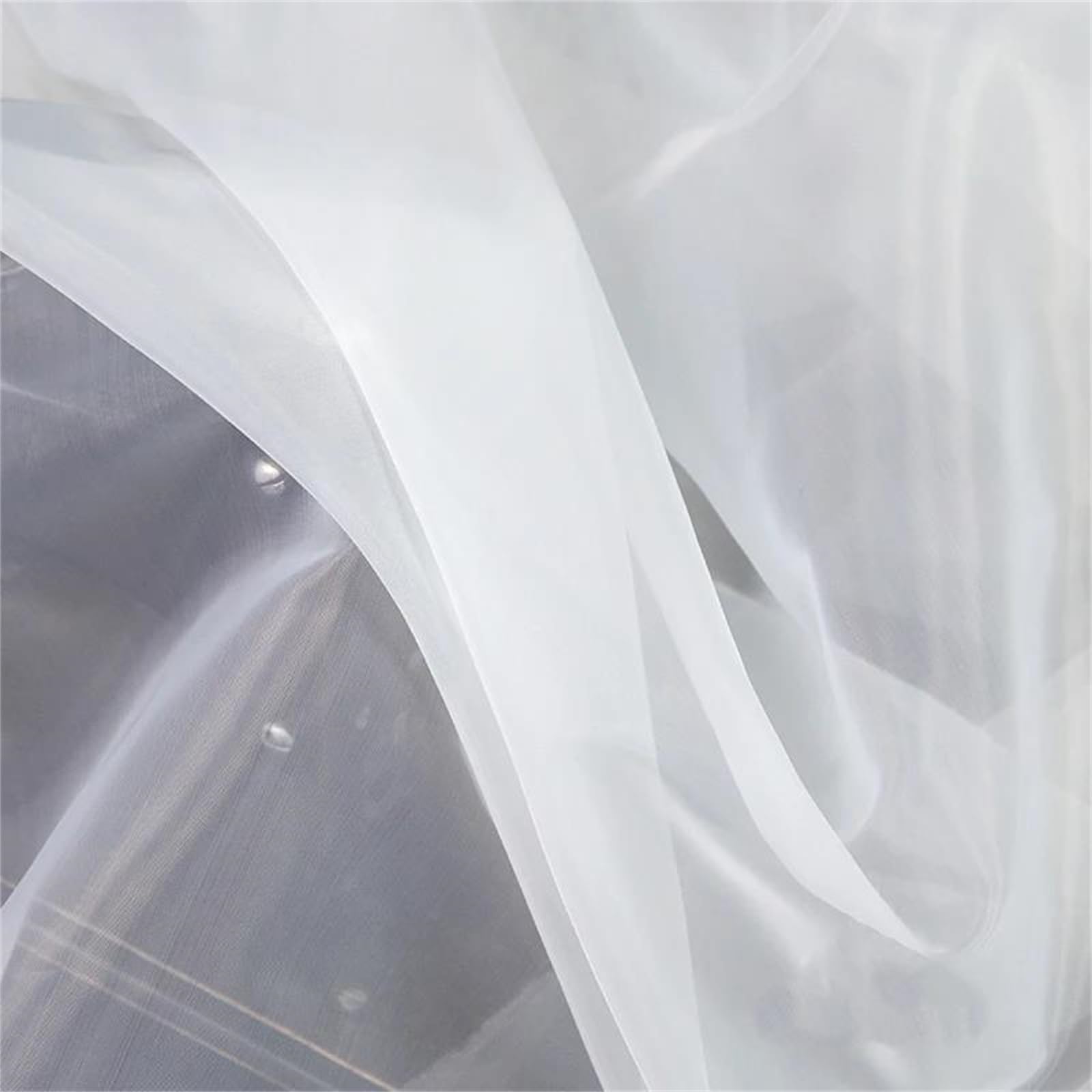 Organza Fabric, Organza Fabric 1.5 Meter Multicolor Multiple Sizes for Sewing(Wit,M2)