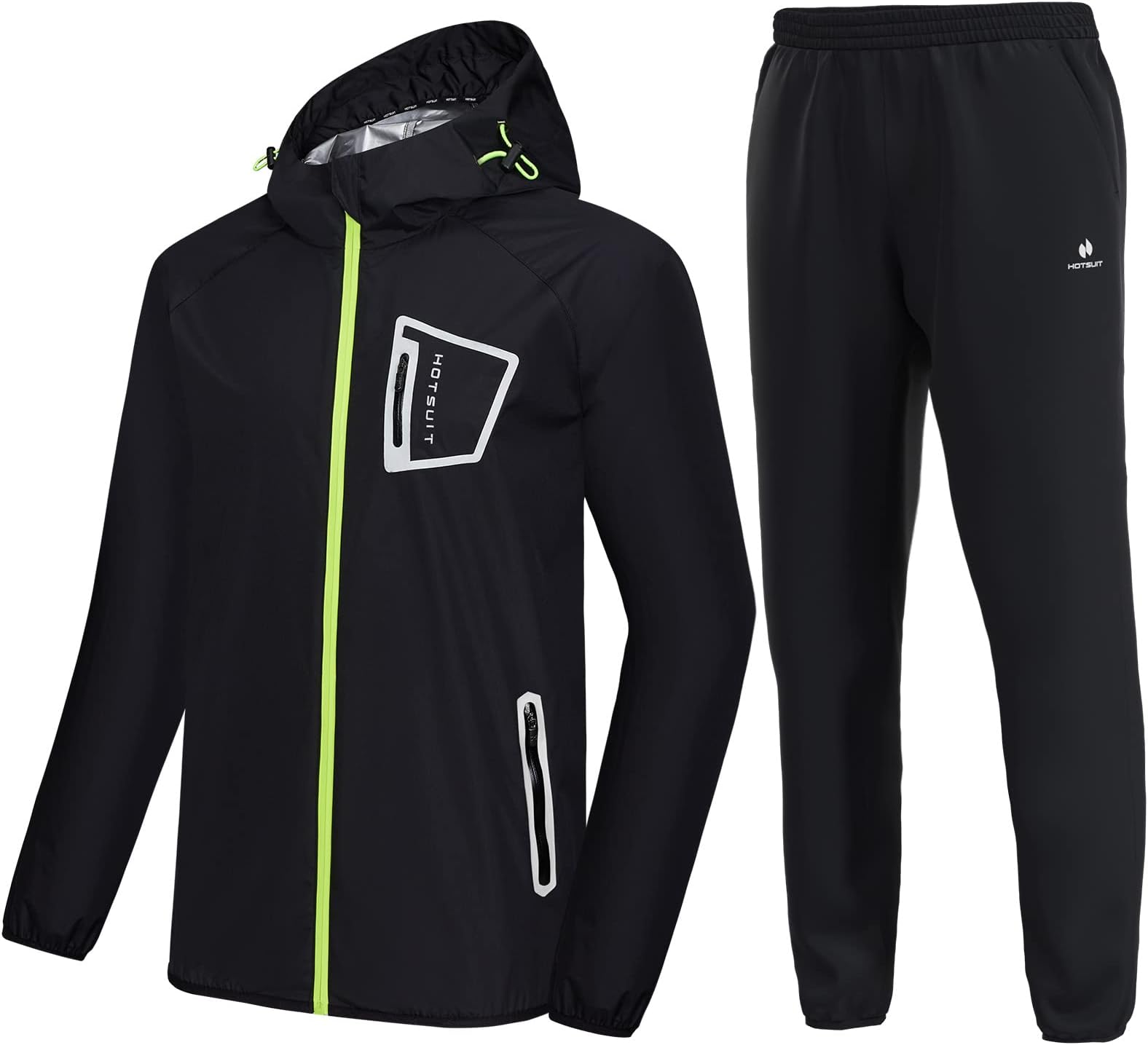 HOTSUIT Sauna Suit Men Weight Loss Anti Rip Sweat Suits Workout Jacket