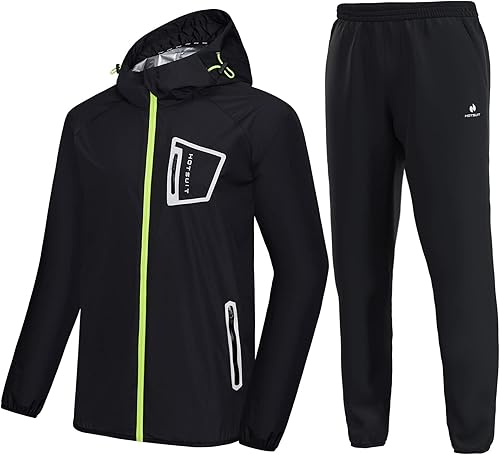 HOTSUIT - Traje de sauna para hombres para pérdida de peso y antidesgarros Traje de entrenamiento