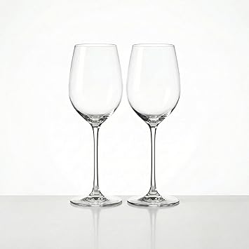 Ash & Roh Glass -300 Ml Wine Ideal For Party Whisky Wine, Clear 300 Ml, (2)